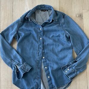 Massimo Dutti Western Coastal Cowgirl Denim Shirt